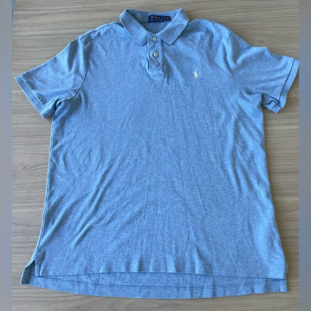 Ralph Lauren Classic Blue Polo Shirt